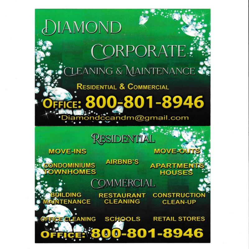 Diamond Corporate Cleaning &amp; Maintenance