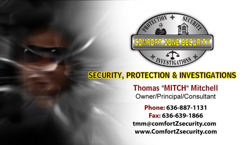 Comfort Zone Security, Protection &amp; Investigations, LLC