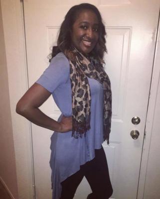 Periwinkle Top &amp; Scarf from Vee’s Boutique 